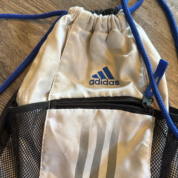 Adidas Metallic Silver and Black Backpack - Picture 2 of 4